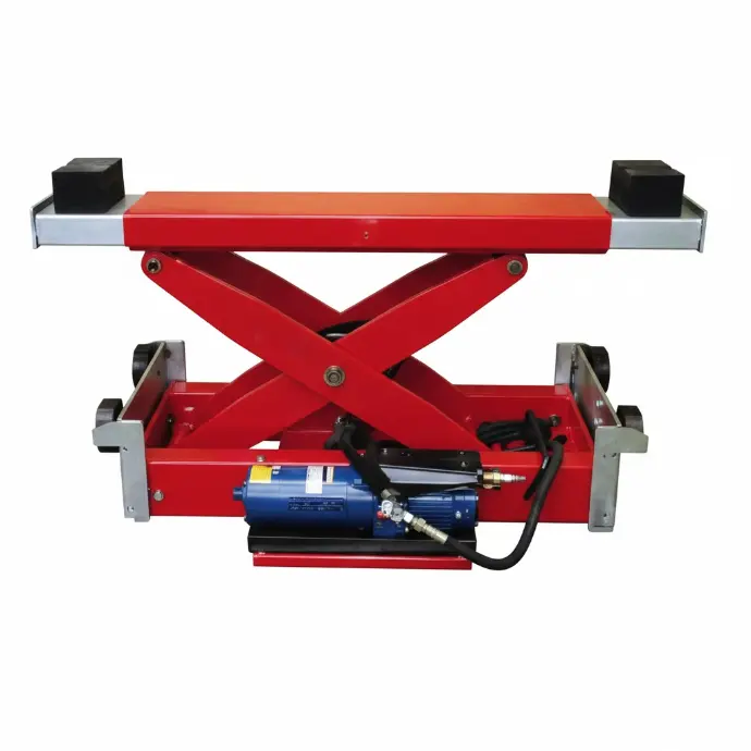 Kích phụ 2 Tấn, Bơm khí nén (Màu đỏ) - Phụ kiện dành cho cầu nâng 4 trụ QJY 3.5-4C (3 pha).