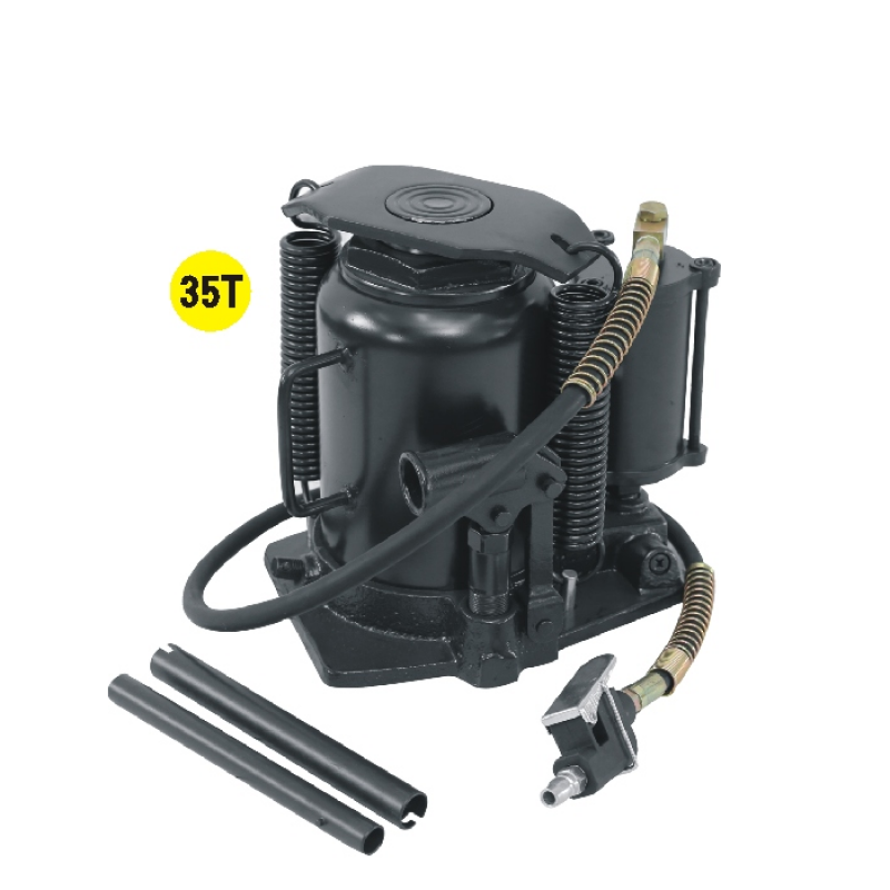 Kích con đội 35 tấn, thủy lực khí nén màu ghi RAL 7042