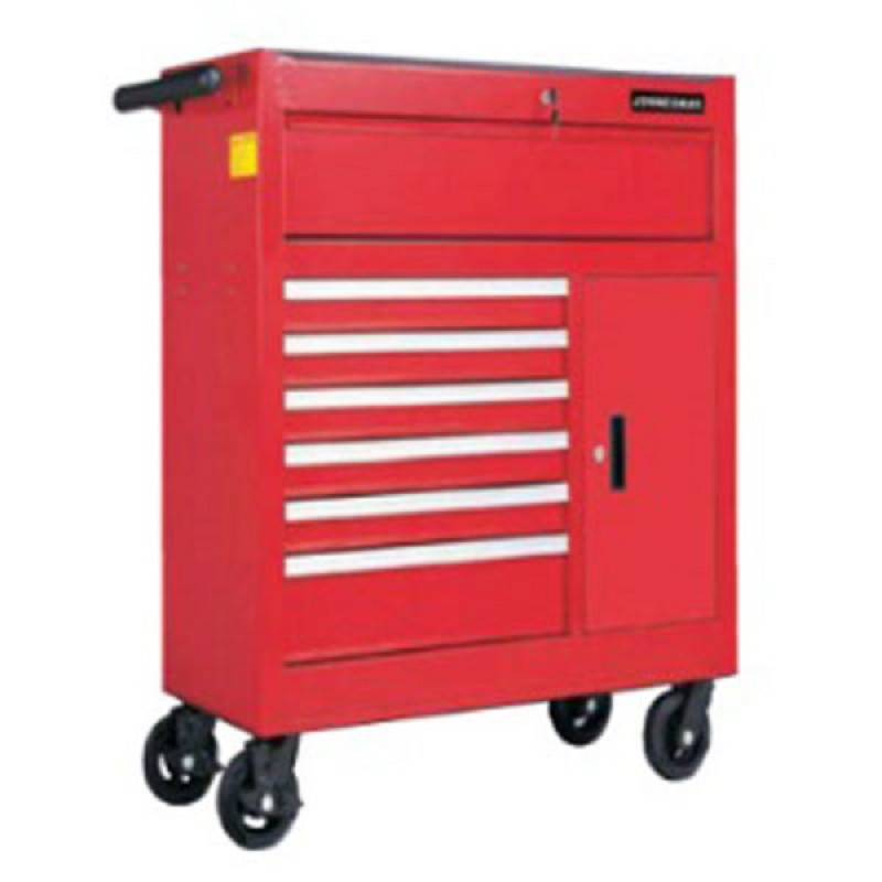 Tủ dụng cụ 7 ngăn + 1 hộc, 1070x460x980 mm ( Màu đỏ - không bao gồm chi tiết)