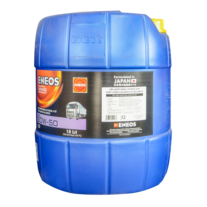 Dầu nhớt động cơ Diesel 4 kỳ chất lượng cao Eneos CD SAE 20W-50 (18L)