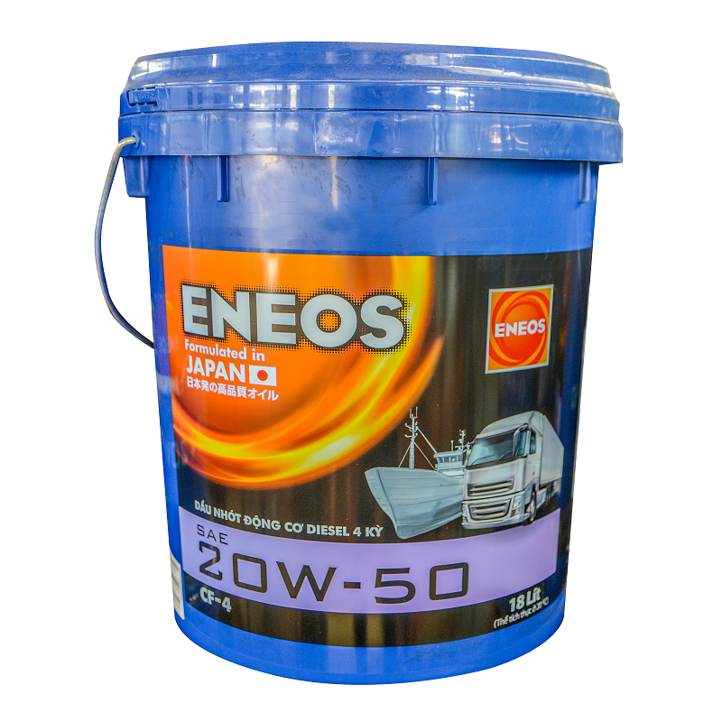 Dầu nhớt động cơ Diesel 4 kỳ SAE 20W-50 CF-4 (18L)