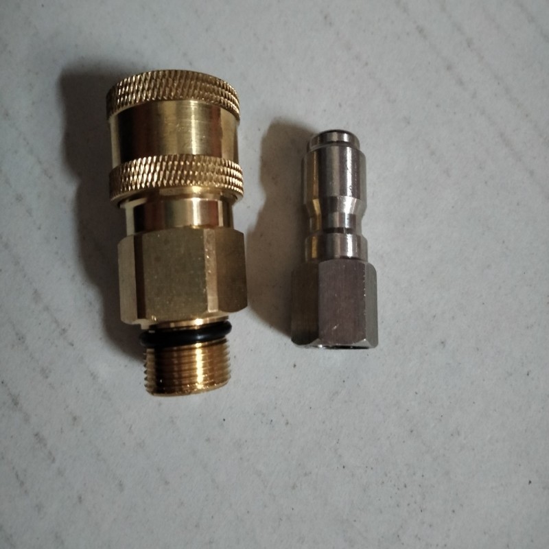 Bộ đầu nối nhanh (đầu cái, đầu đực) - Phụ kiện dùng chung cho các máy rửa xe Koisu