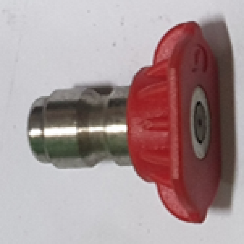 Bép phun màu đỏ 0 độ - Phụ kiện dùng cho máy rửa áp lực cao nước lạnh Koisu Model:15M30-4T2 và 15M26-3.7S2
