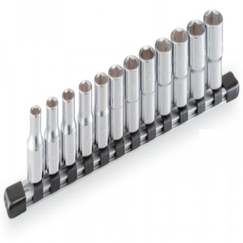 Bộ khẩu ngắn 1/2", 12 chi tiết (10 - 21 mm)