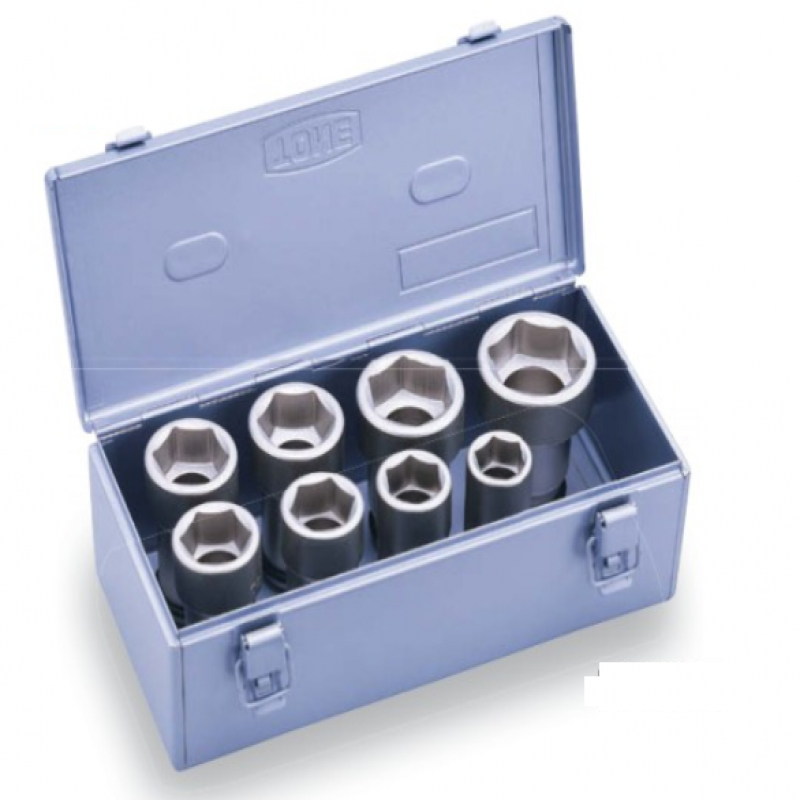 Bộ khẩu dài cho súng vặn ốc 3/4", 8 chi tiết (24 - 46 mm)