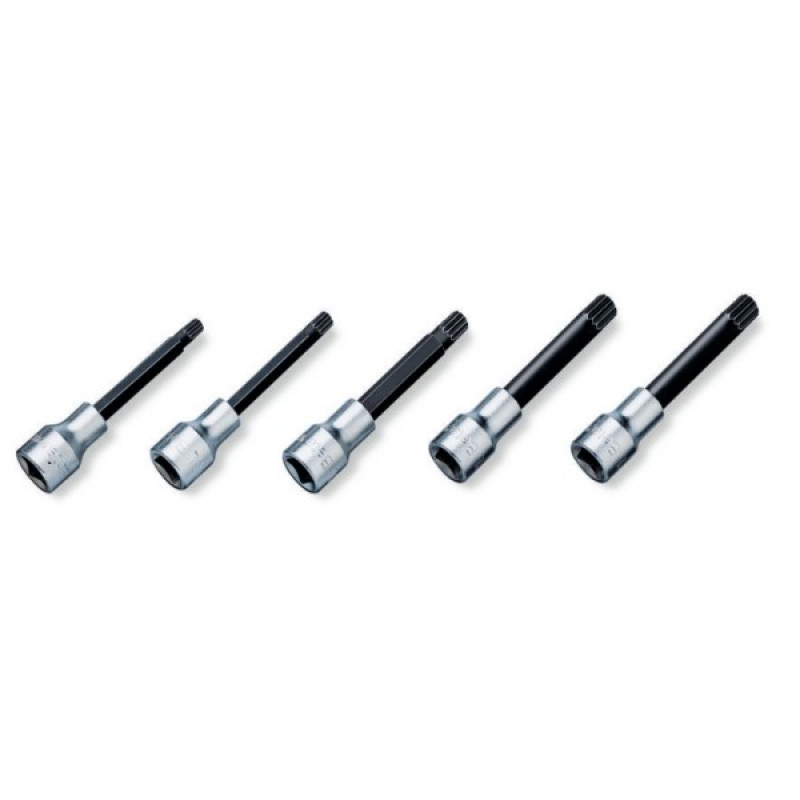 Bộ khẩu dài đầu hoa thị 1/2", 5 chi tiết (M6L - M14L)