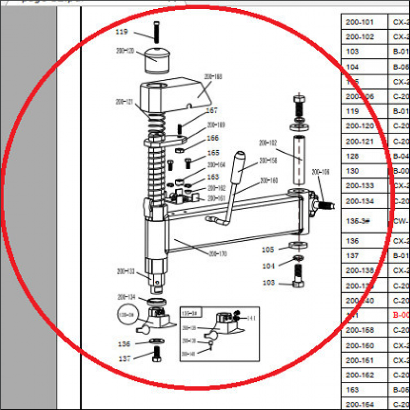 Tay máy ra vào lốp K.PL-1200