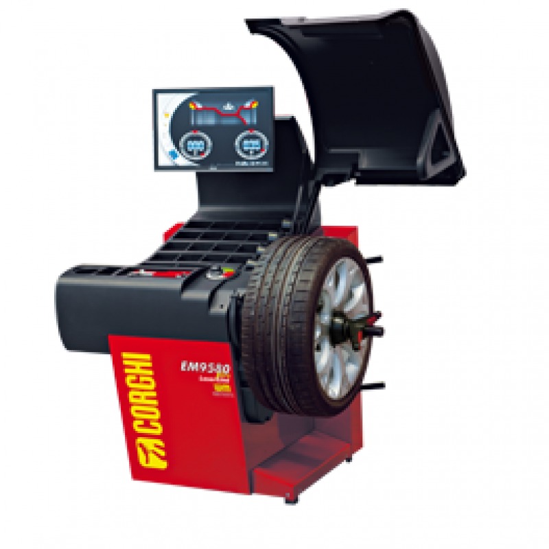 Máy cân bằng lốp xe con (Chưa gồm phụ kiện - màu đỏ)