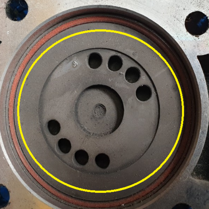 Van 1 chiều - Phụ kiện dùng cho máy nén khí piston không dầu HK4V-55, HK4V-55X