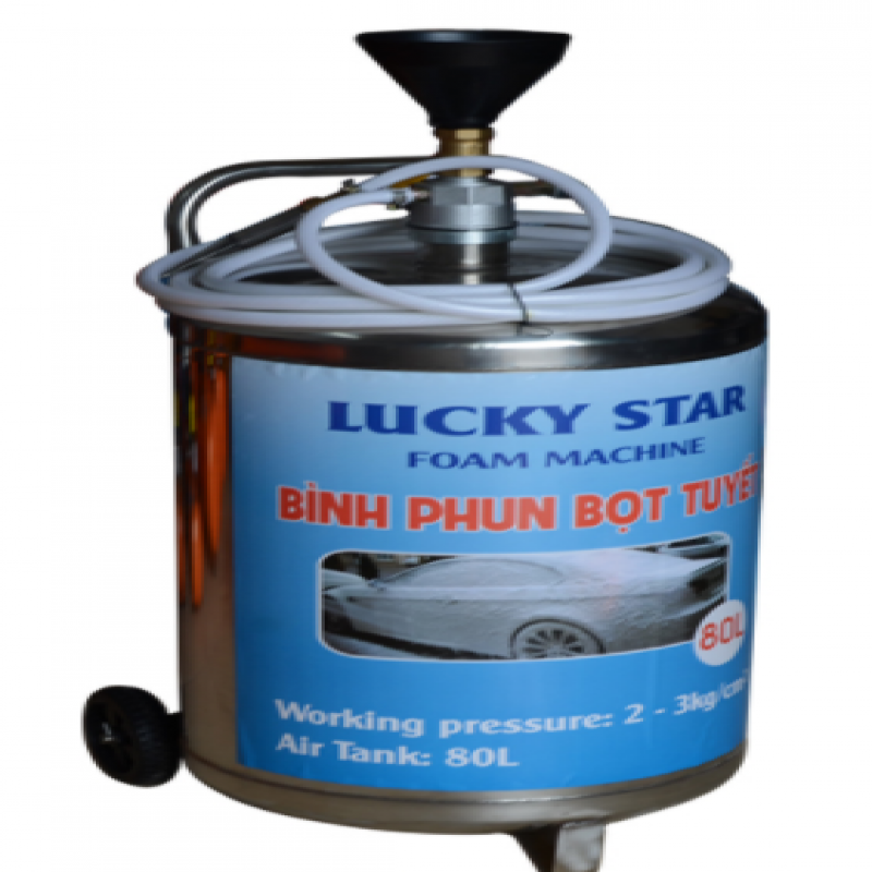 Bình bọt tuyết 80 lít INOX 304