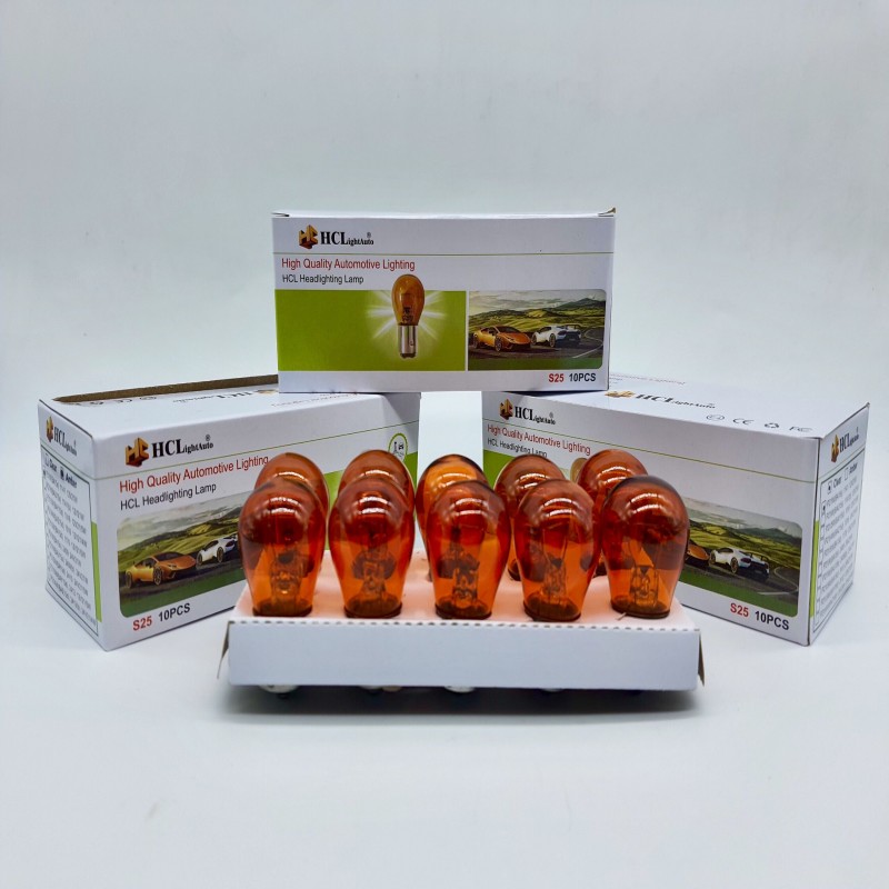 Bóng đèn xi nhan vàng P21/5W 24V21/5W, 2 tóc (giắc cài)