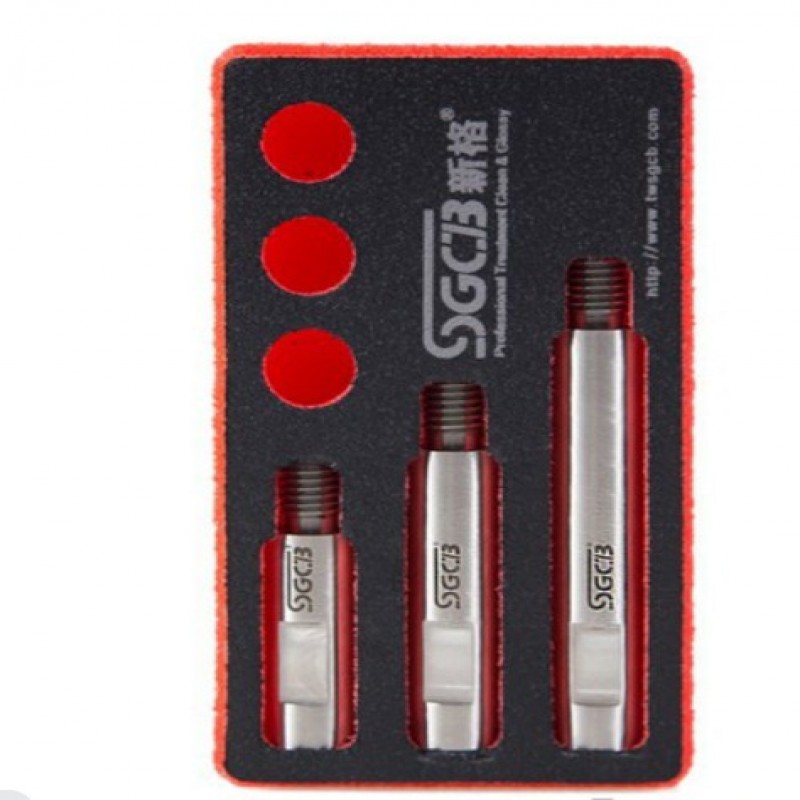 Đầu nối dài trục máy đánh bóng, Cỡ M14 (Bộ 3 chiếc)