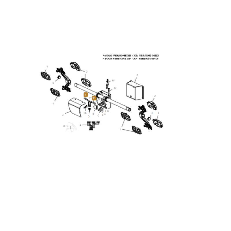 Dây kết nối camera và mạch chính - Phụ kiện dùng cho thiết bị kiểm tra góc đặt bánh xe Exact blacktech plus XR.