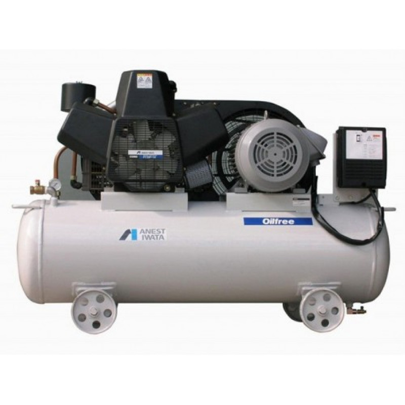 Máy nén khí piston không dầu 5 HP, 3 pha, bình tích 100 lít