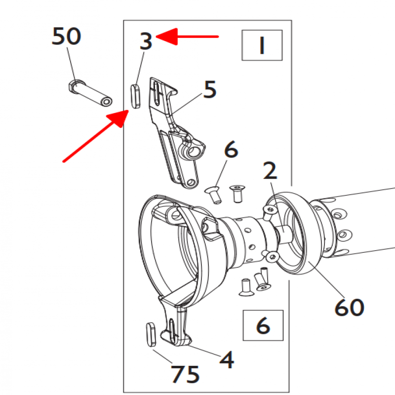 Miếng đệm nhựa - Phụ kiện dùng cho máy ra vào lốp Master Jolly - Chuyên dùng cho dự án Vinfast