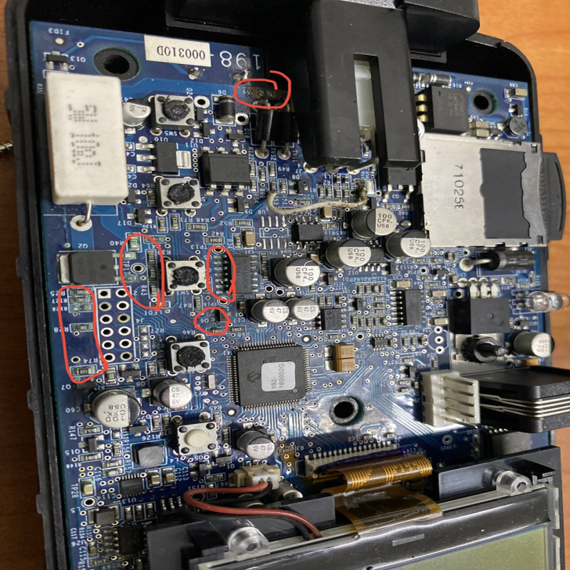 Bảng mạch chính - Phụ kiên của thiết bị kiểm tra ắc quy MDX-651P AP