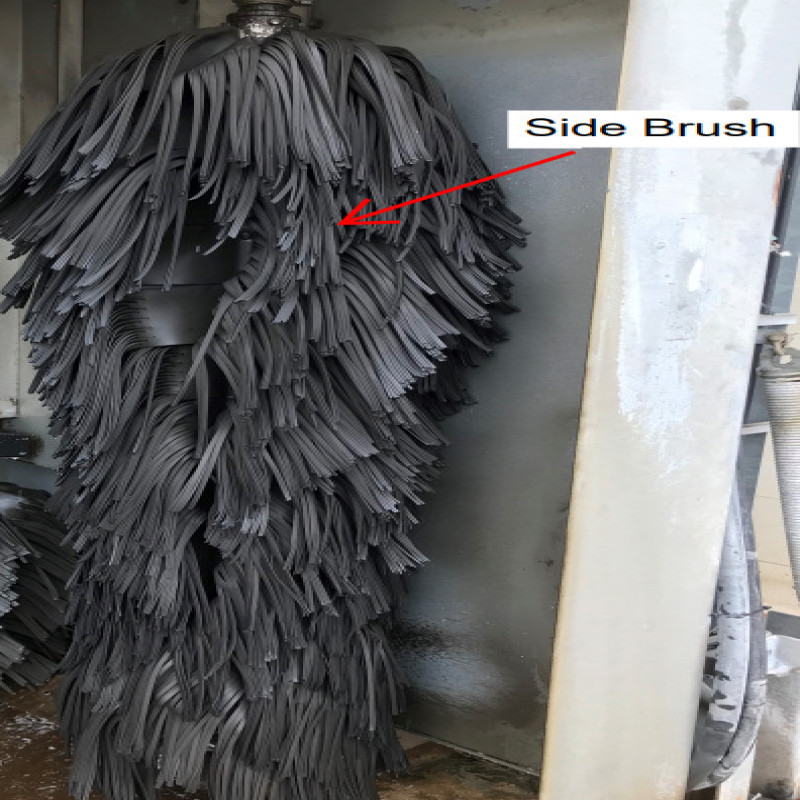 Chổi làm sạch phía bên - phụ kiện của máy rửa xe tự động