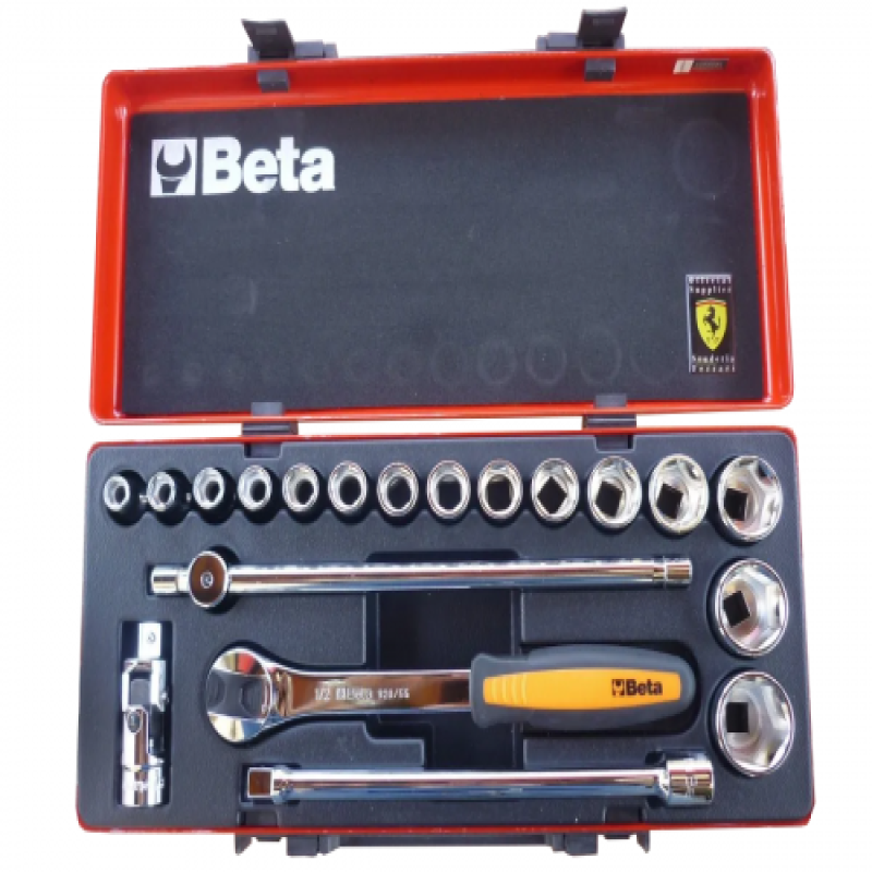 Bộ khẩu dài 1/2", 19 chi tiết