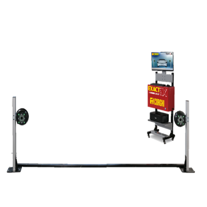 Thiết bị kiểm tra góc đặt bánh xe công nghệ 3D 2 camera cố định (chưa bao gồm phụ kiện màu đỏ)