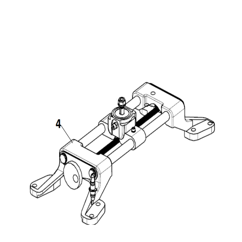 Kẹp vành sau - Phụ kiện dùng cho thiết bị kiểm tra góc đặt bánh xe Exact Linear