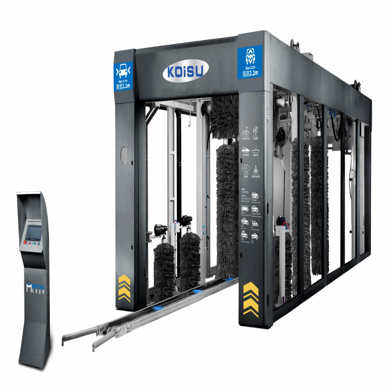 Hệ thống rửa xe tự động có chạm 8.04*3.8*3.44m