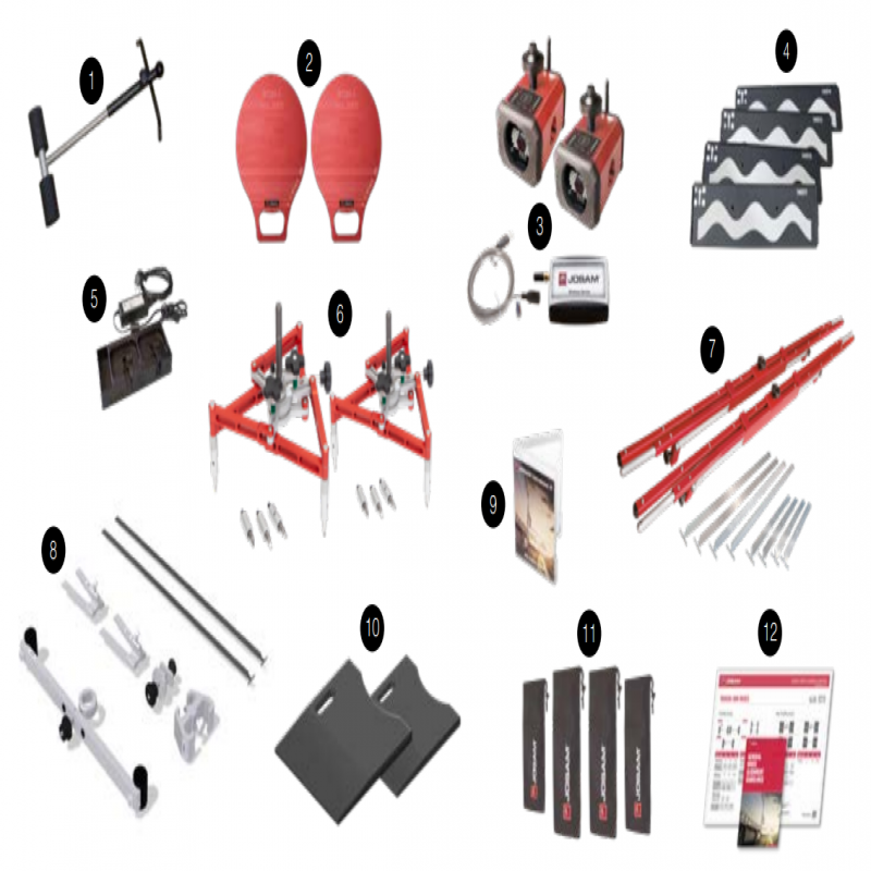 Thiết bị kiểm tra góc đặt bánh xe công nghệ CCD dùng cho xe tải, bus ( chưa bao gồm tủ, máy tính, máy in)