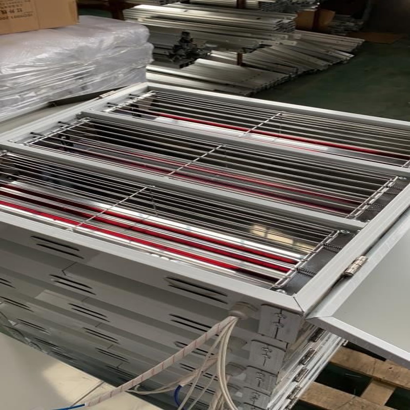 Máng đèn hồng ngoại 1 máng - Phụ kiện của phòng sơn sấy ô tô model WB302 (gồm bóng đèn sấy, không gồm dây diện)