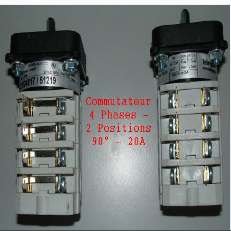 Công tắc đảo chế độ sạc - Phụ kiện dùng cho Thiết bị nạp ắc quy và khởi động đề GYSTART 1224 T