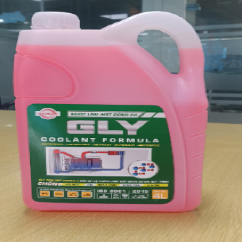 Nước làm mát động cơ Gly Formula đỏ/Thùng 4x4L
