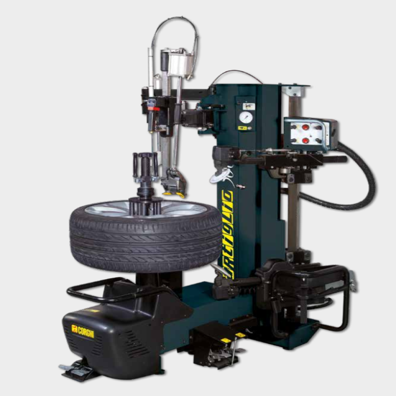 Máy ra vào lốp xe con không sử dụng lơ via chuyên dụng cho BMW (1 pha, màu ghi RAL 7016)