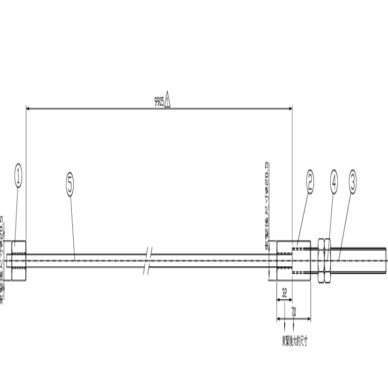 Dây cáp - Phụ kiện của cầu nâng ô tô 2 trụ SL-303SBW