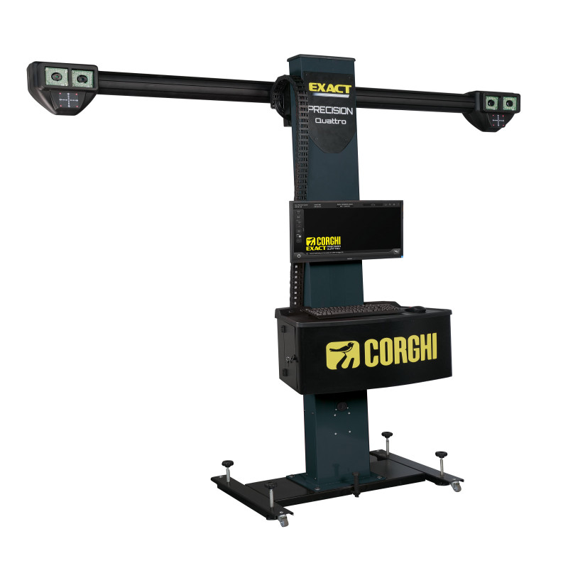 Thiết bị kiểm tra góc đặt bánh xe công nghệ 3D 4 camera nâng hạ tự động (màu xám RAL 7016)