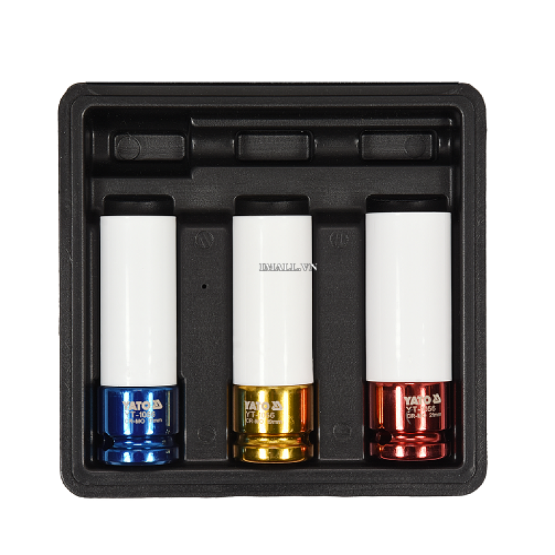 Bộ khẩu dài 1/2", cỡ 17, 19, 21mm ( 3 chi tiết)