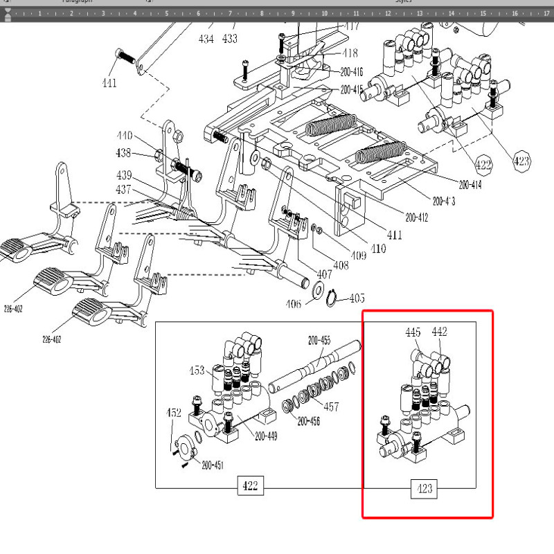 Xy lanh khí - phụ kiện dùng cho máy ra vào lốp