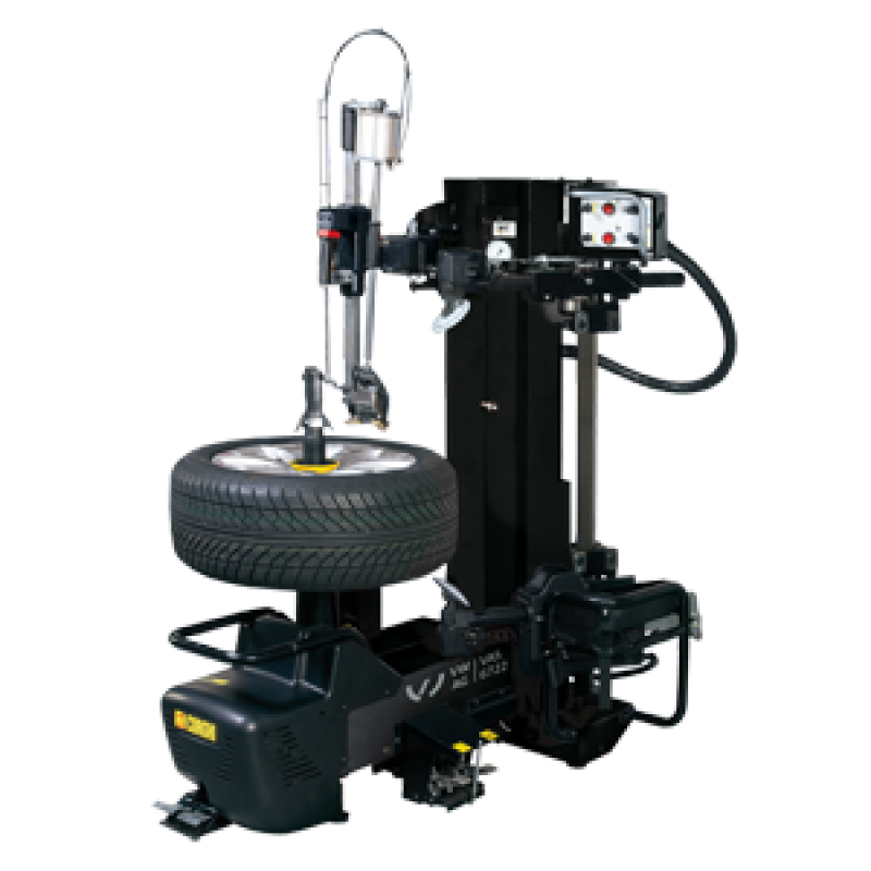 Máy ra vào lốp xe con không sử dụng lơ via (1 pha,màu xám RAL 7016) (chưa bao gồm guốc ép)