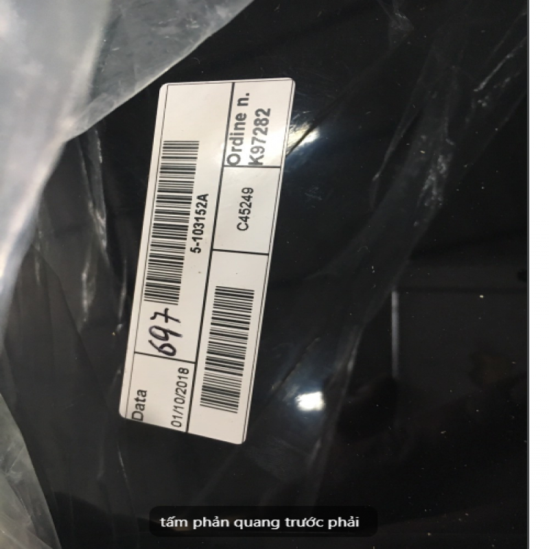 Tấm phản quang phía trước bên phải - Phụ kiện dùng cho thiết bị kiểm tra góc đặt bánh xe EXACT BLACKTECH PLUS XR