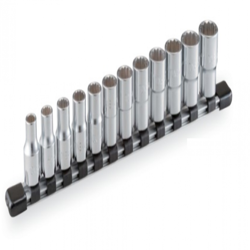 Bộ khẩu ngắn 1/2" hoa thị, 12 chi tiết (10 - 21 mm)