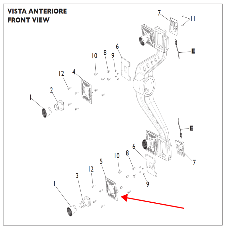 Bảng mạch LED cho camera POS - Phụ kiện dùng cho thiết bị kiểm tra góc đặt bánh xe EXACT BLACKTECH PLUS XR