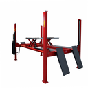 Cầu nâng 4 trụ 5 Tấn, Kiểm tra góc đặt bánh xe, Có bàn nâng phụ (3 pha, màu đỏ) (bao gồm đĩa lái và bộ phụ kiện)