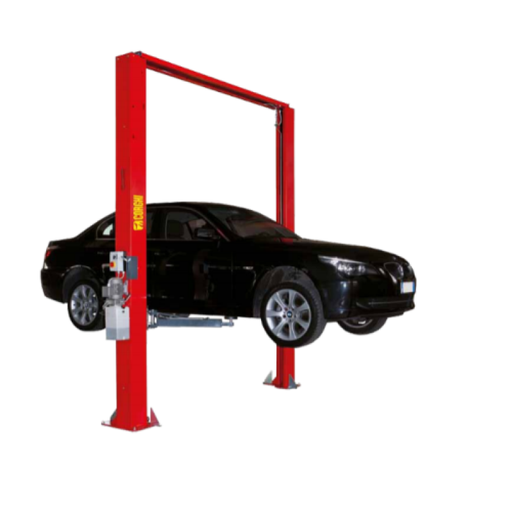 [COGI-0-4310500115] Cầu nâng 2 trụ thủy lực có cổng 4 Tấn (3 pha, màu đỏ), cao 5070mm