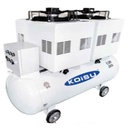 Máy nén khí Piston không dầu 8HP, 3 pha, bình tích 260 lít, có chống ồn