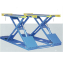 Cầu nâng cắt kéo 3 Tấn, lắp chìm, bàn siêu mỏng (3 pha, màu xanh)