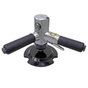 Máy đánh bóng khí nén đế tròn 7 inch, quỹ đạo đơn cán đôi (Phớt lông cừu)