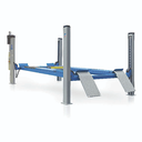 Cầu nâng 4 trụ 4 tấn, kiểm tra góc đặt bánh xe, bàn siêu dài (3 pha, màu xanh, chưa bao gồm ram lên cầu và bộ đĩa lái )