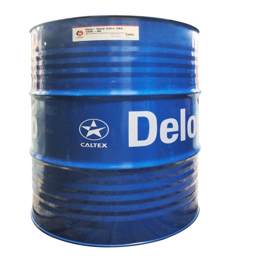 [CALT-500574DEL] Dầu động cơ Delo Gold Ultra 15W40, 208 Lít (Diesel)