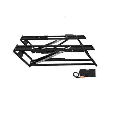 [PULI-PL-H25A] Cầu nâng cắt kéo di động 2,5 tấn (1 pha, màu xám)