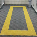 Tấm lót sàn nhựa 400 x 400 x 25 mm (màu vàng)