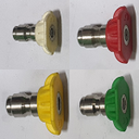 Bộ bép phun (4 cái màu trắng, màu đỏ, màu vàng, màu xanh) - Phụ kiện dùng cho máy rửa áp lực cao nước lạnh Koisu Model:15M30-4T2, 15M26-3.7S2