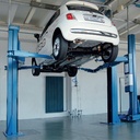 Cầu nâng 2 trụ thủy lực có cổng 5 tấn, tay gập (3 pha,màu xám)