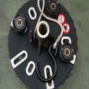 Bộ gá kẹp bánh xe máy - Phụ kiện dùng cho máy cân bằng lốp Model: SBM55S Code từ:654121.654122.654123.654124